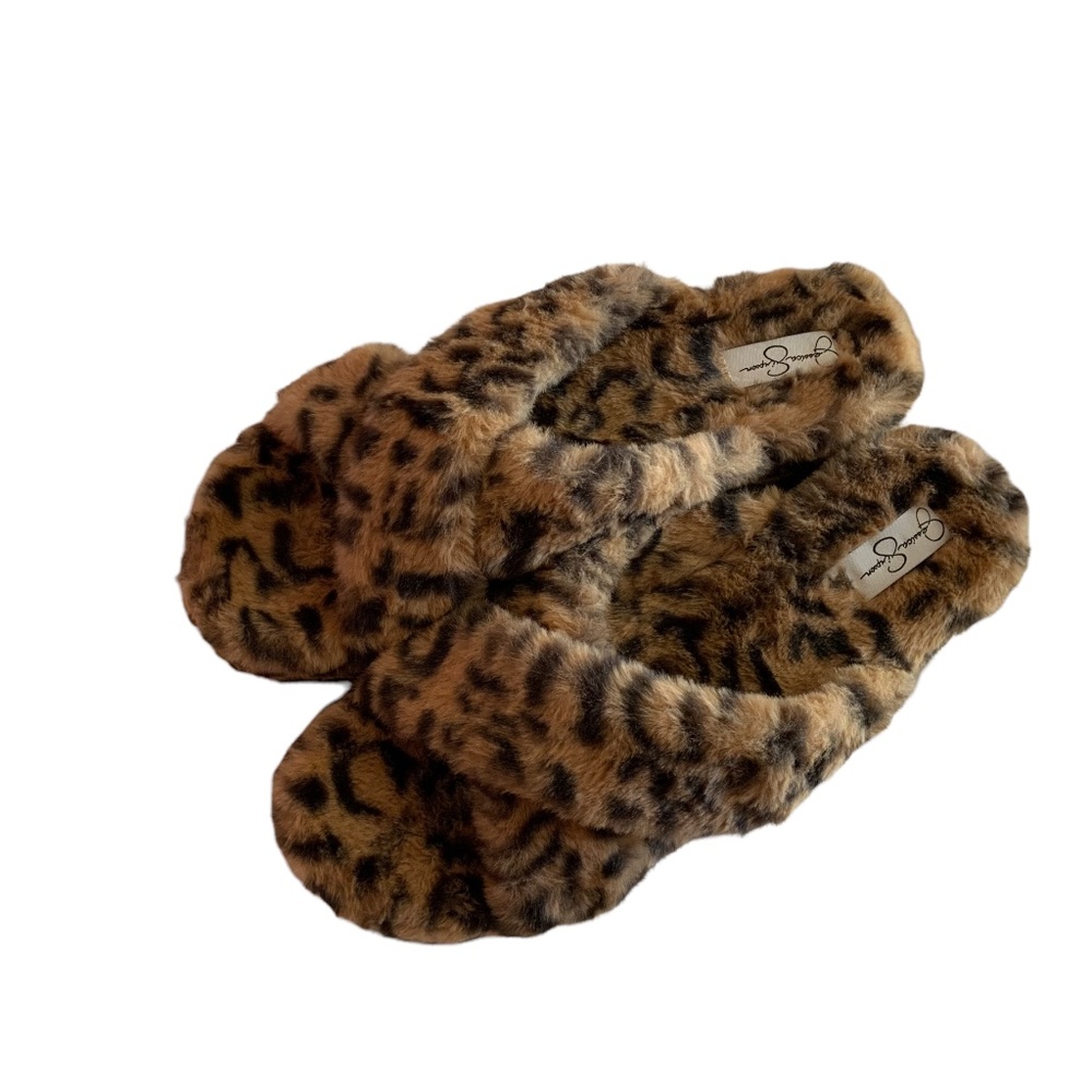 Jessica Simpson Talulla Leopard Platform Sandal Sz 12